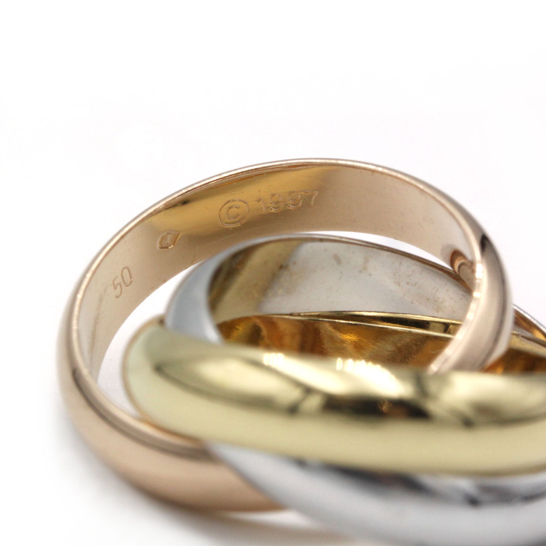 Ring Alliance CARTIER "Trinity" in yellow gold, rose gold and white gold