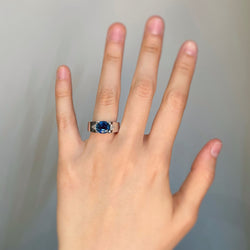Ring - Gold, Sapphire &amp; Diamonds