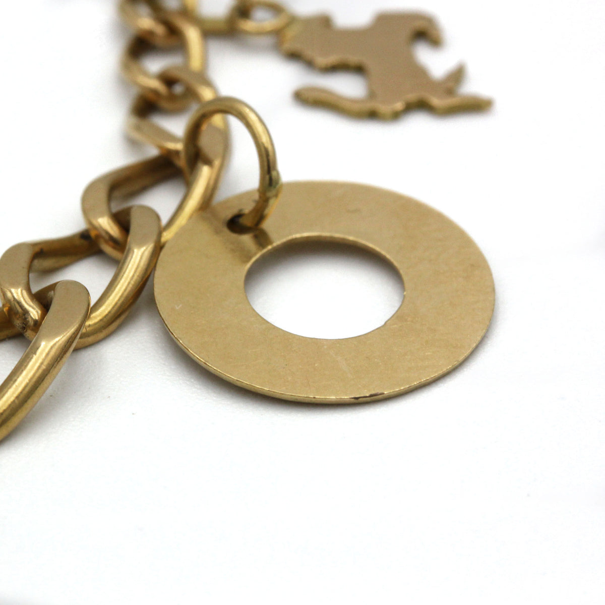 Bracelet Charms - Gold, Diamonds, Resin & Amazonite