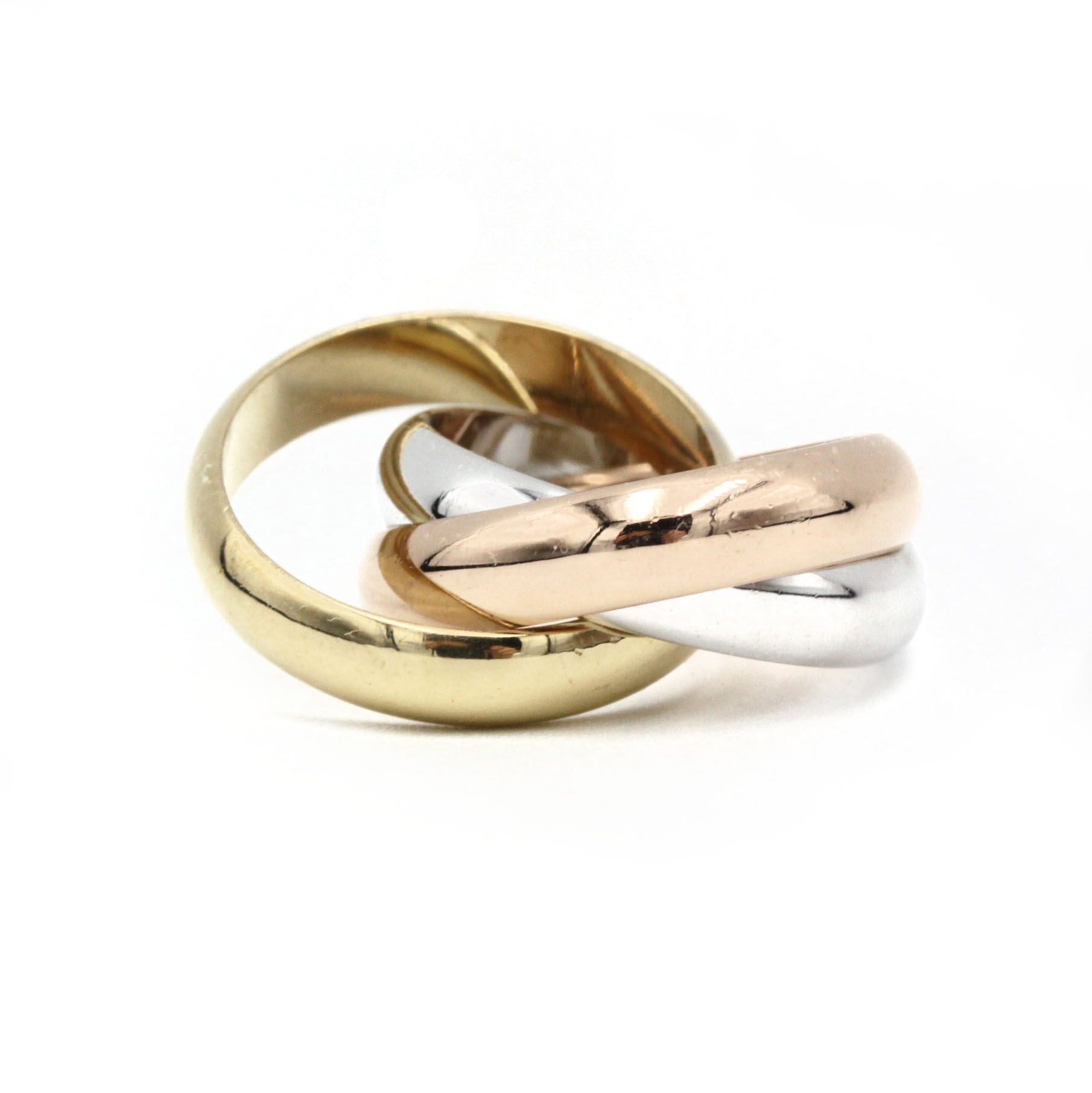 Ring Alliance CARTIER "Trinity" in yellow gold, rose gold and white gold