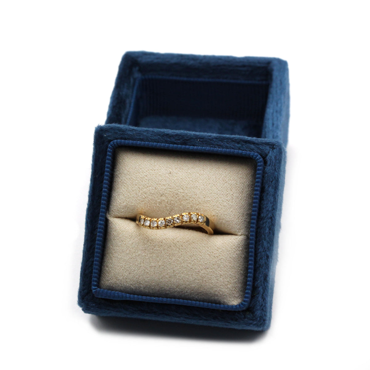 Ring Alliance in yellow gold and diamonds