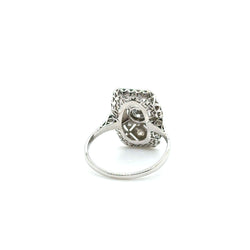 Art Deco - Platinum and Diamond Ring