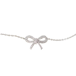 Bracelet Noeud Tiffany & Co en platine et diamants
