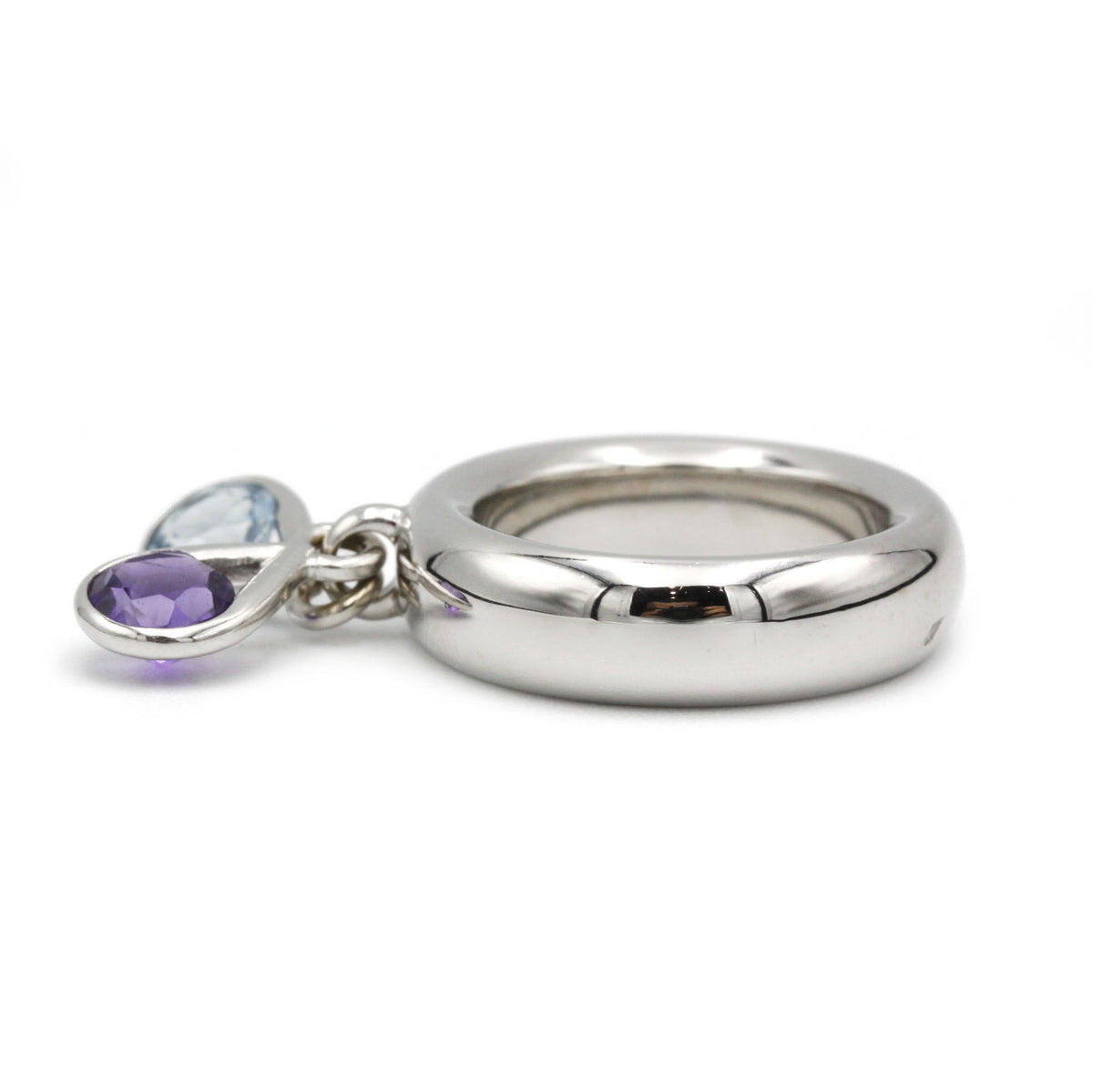 Bague - Or, Améthyste et Topaze