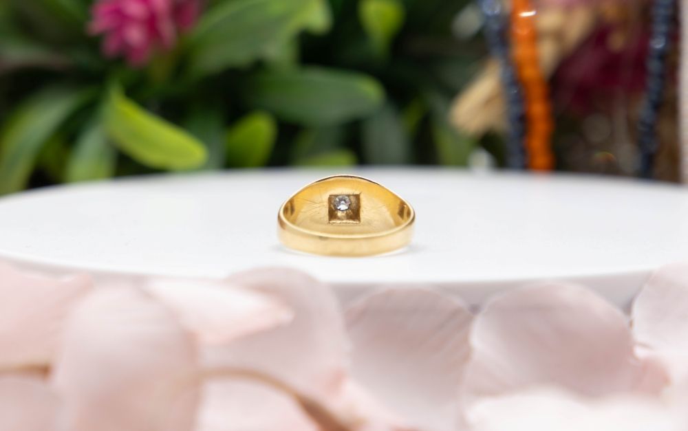 Bague Chevalière Diamant