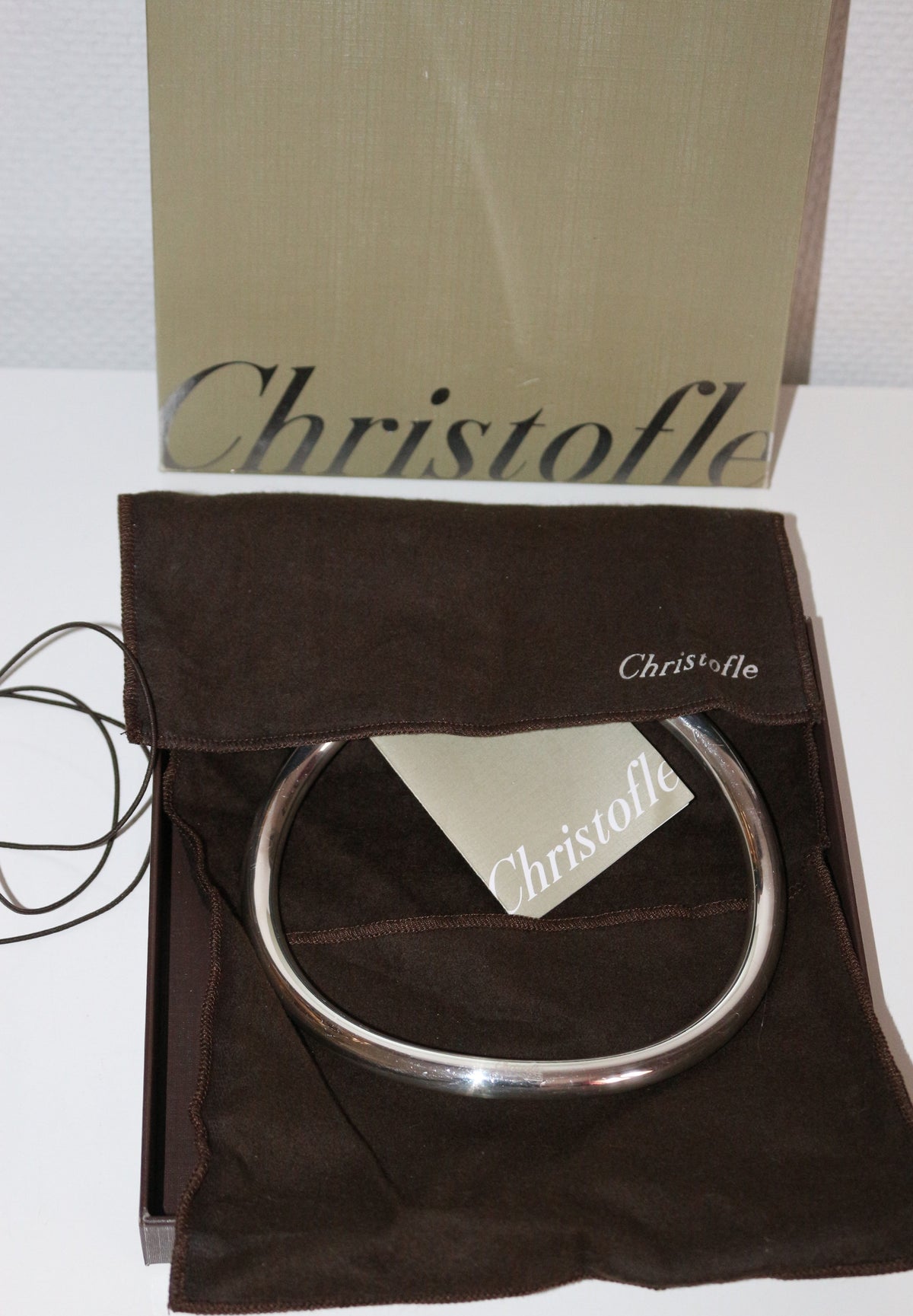 Christofle Silver Necklace In Its Box