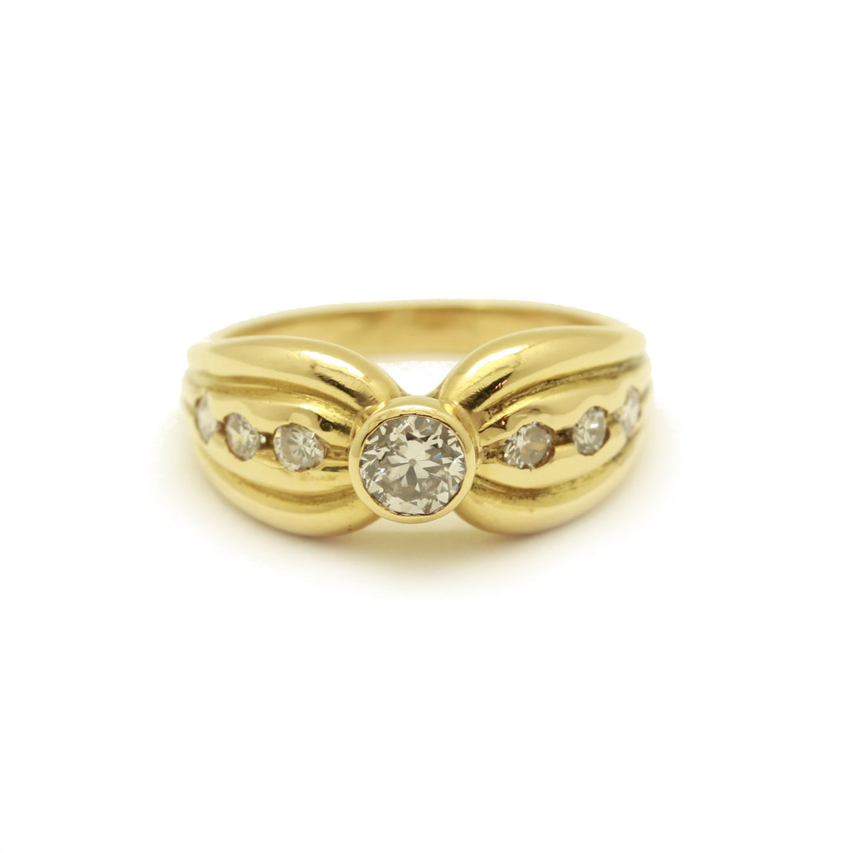 Bague - Or et diamants