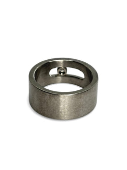 Ring MESSIKA "Move" headband in titanium and diamond