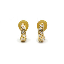 Boucles D'Oreilles - Or Et Diamants