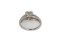 White gold and diamond ring