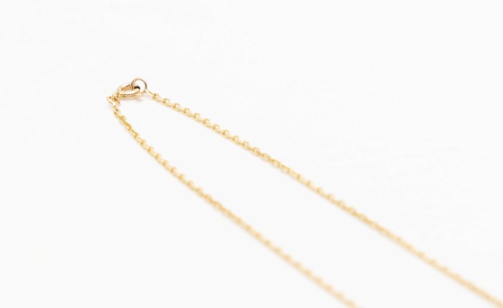 Collier L’Esmeralda maille forçat en or jaune et diamants