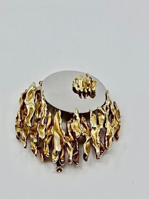 Broche Moderniste Comète