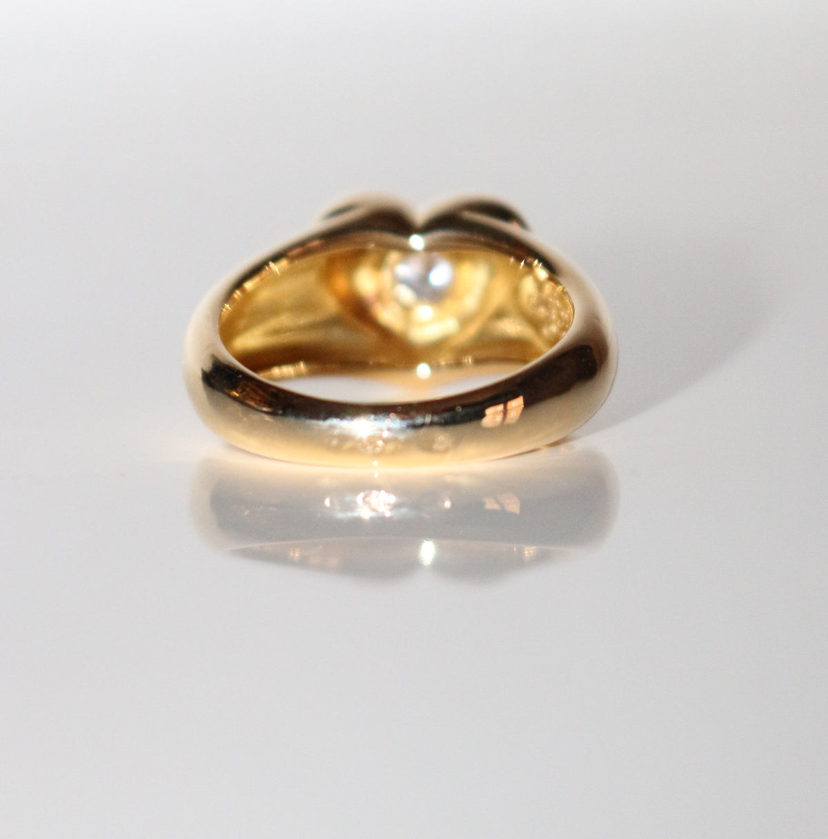 Van Cleef And Arpels Diamond Heart Ring