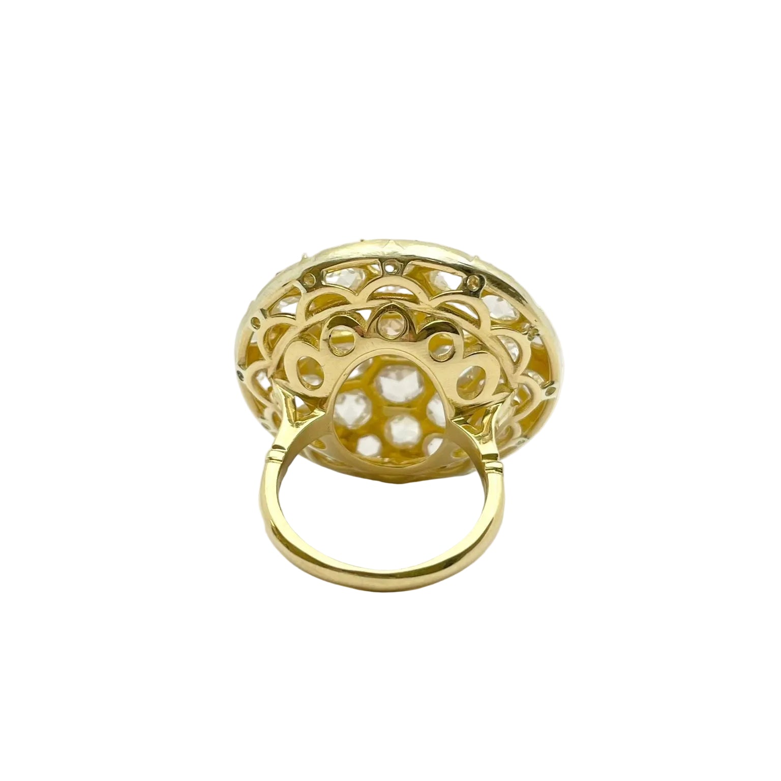 Bague Anello Epoca en or jaune et diamants