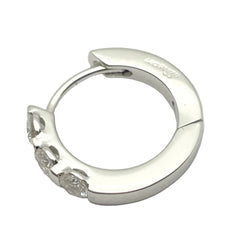 Boucles d'oreilles LEO PIZZO en or blanc et diamants