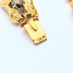 Yellow Gold and Turquoise Bracelet