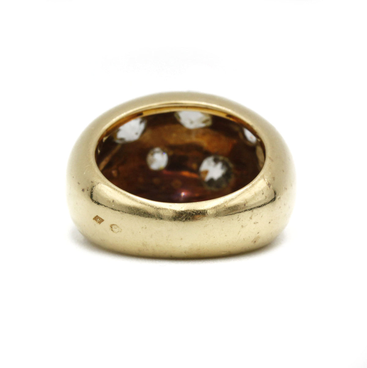 Ring Rush in yellow gold and diamonds