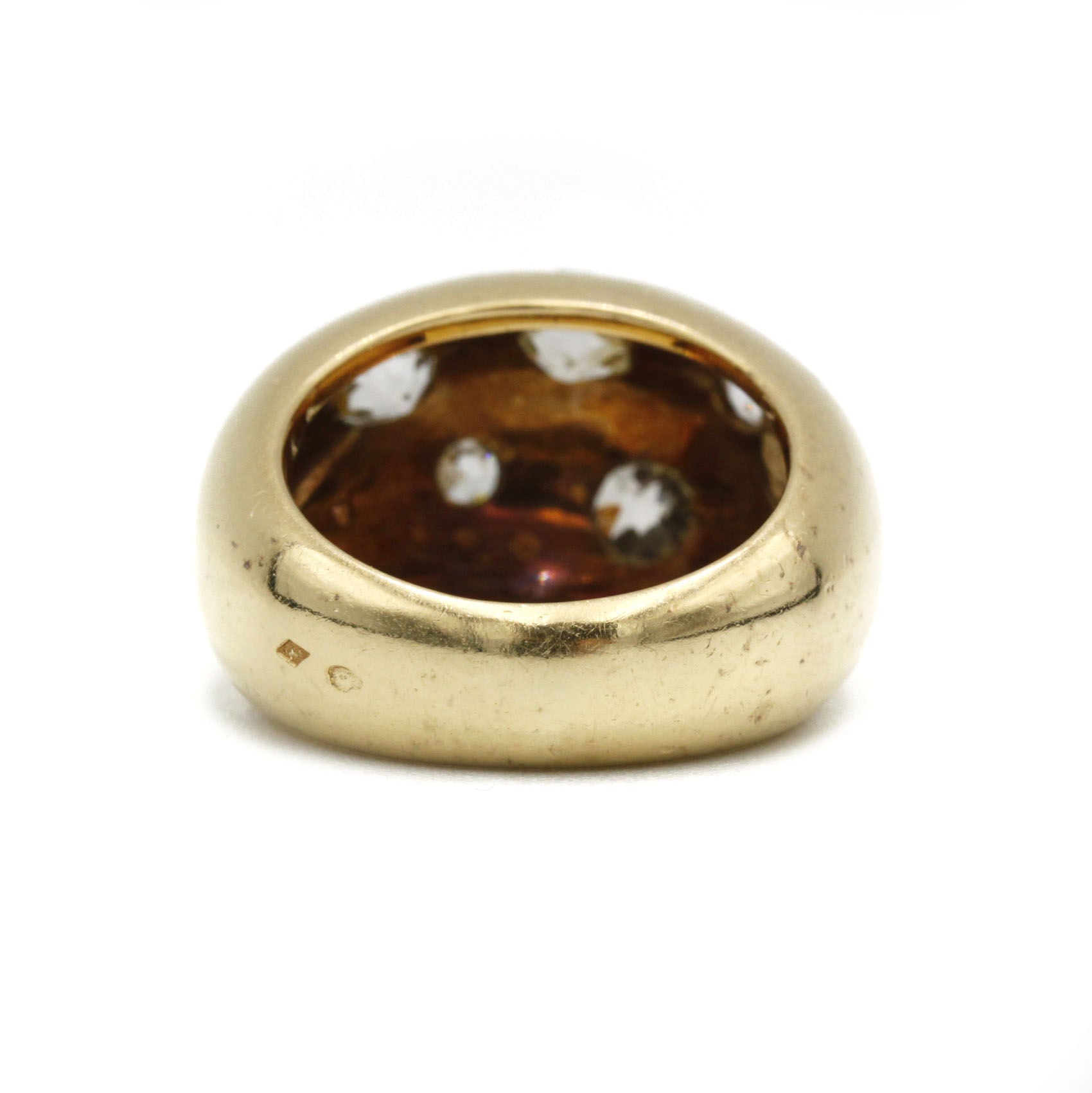 Ring Rush in yellow gold and diamonds