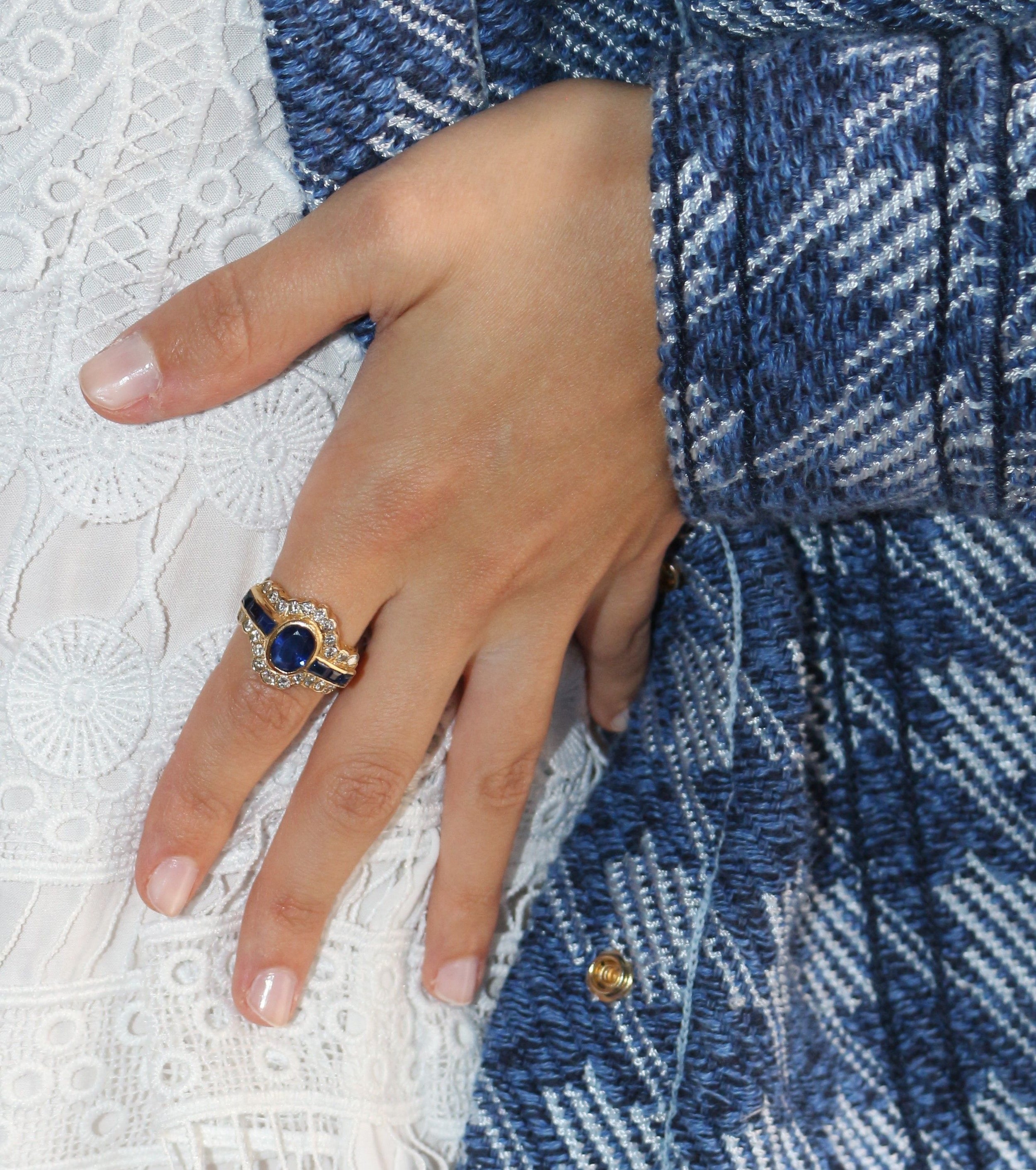 Sapphire And Diamond Ring