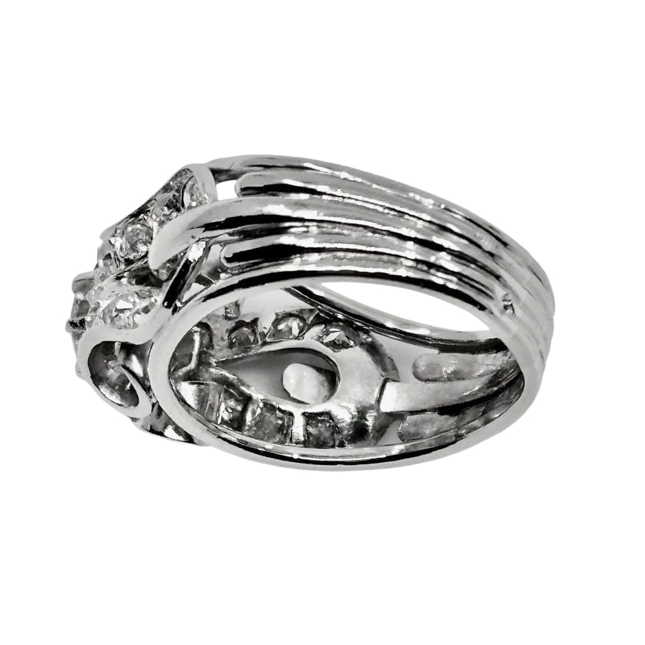 Bague en platine et diamant Epoque 1950