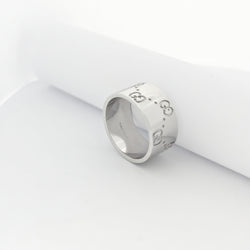 Bague Icon or blanc signée Gucci