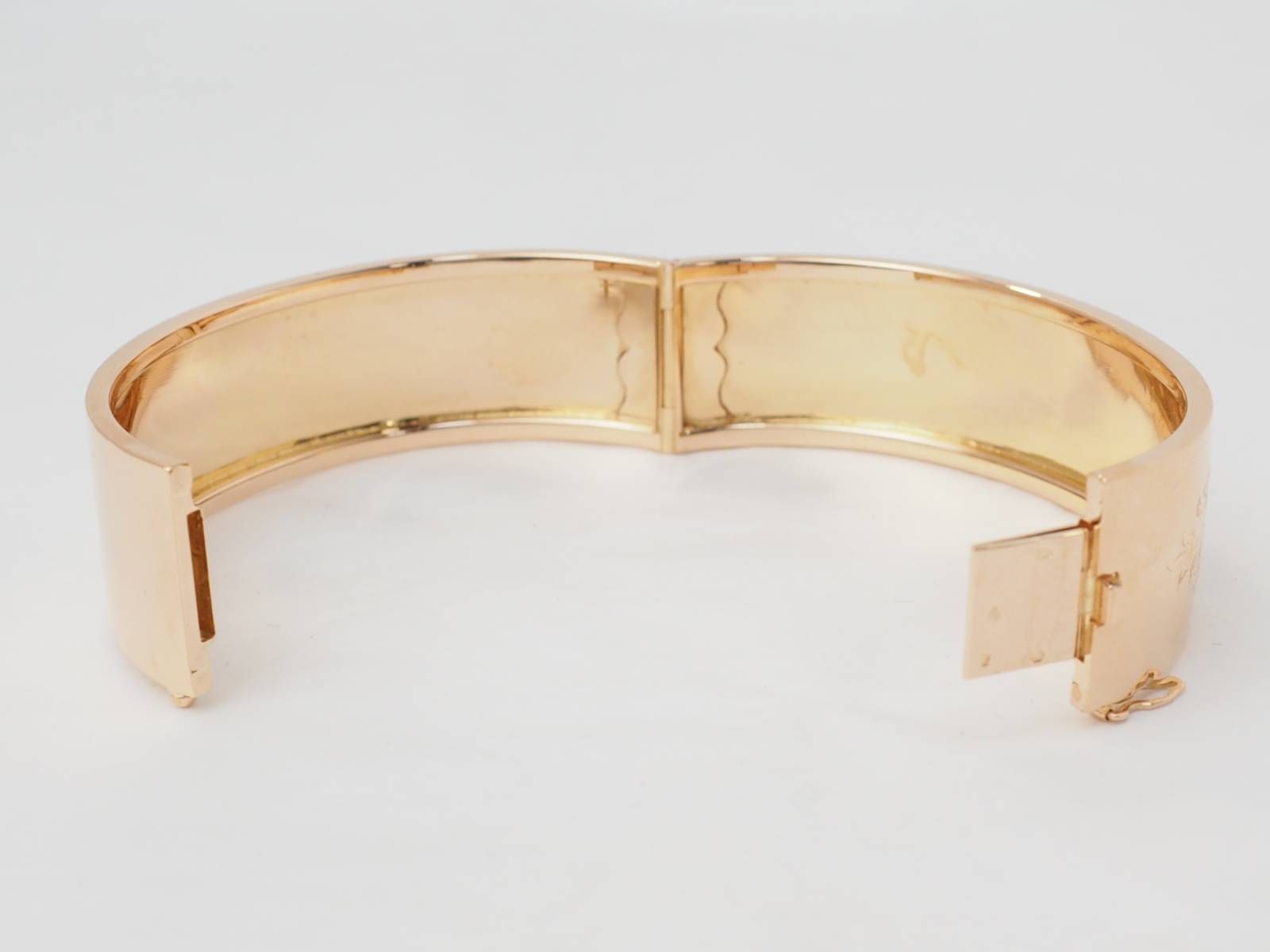 Bracelet rush floral design in rose gold