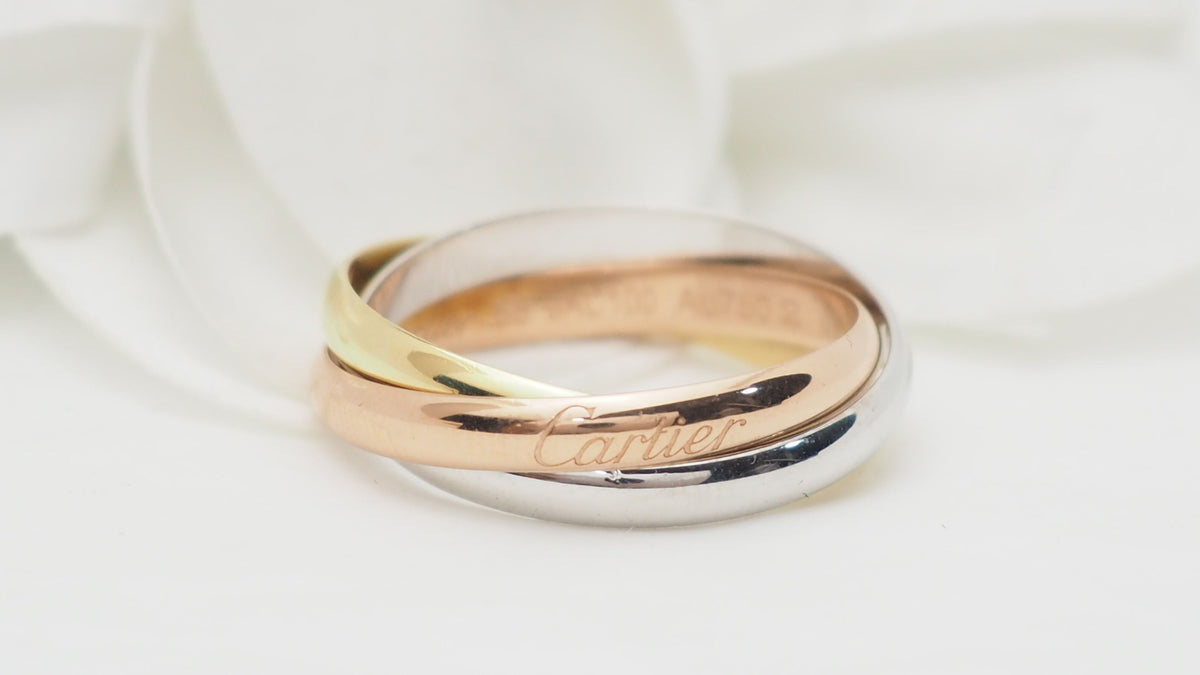 Cartier Trinity 3 gold ring 