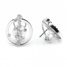 Boucles d'oreilles ADAGIO en or blanc et brillants d'occasion