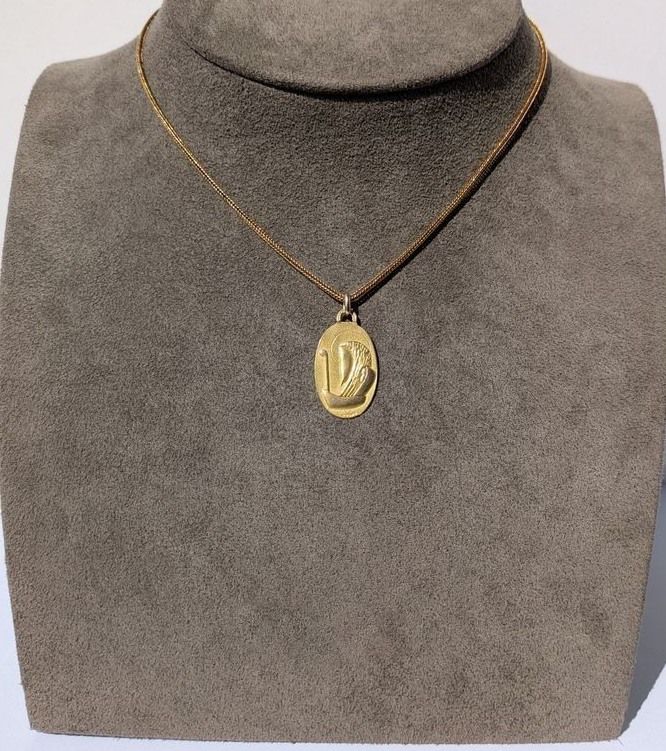 ROURE - Saint Christopher pendant medal from the 1940s