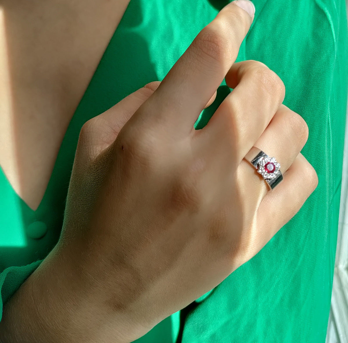 Bucherer Carl Bague Marguerite Rubis