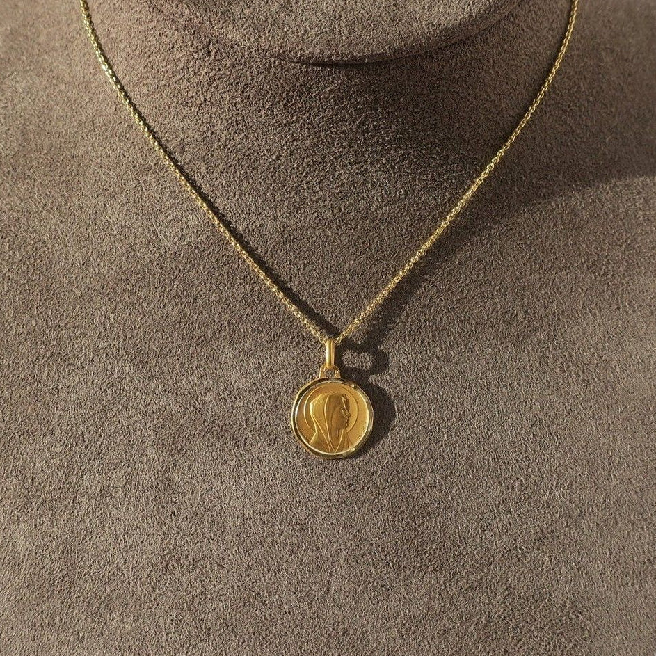 AUGIS and GRUN - Gold Biface Pendant Medal