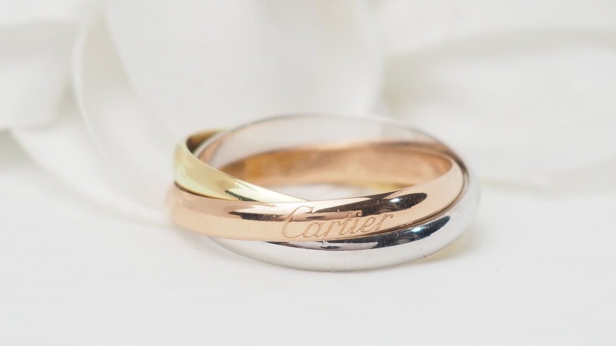 Cartier Trinity 3 gold ring 
