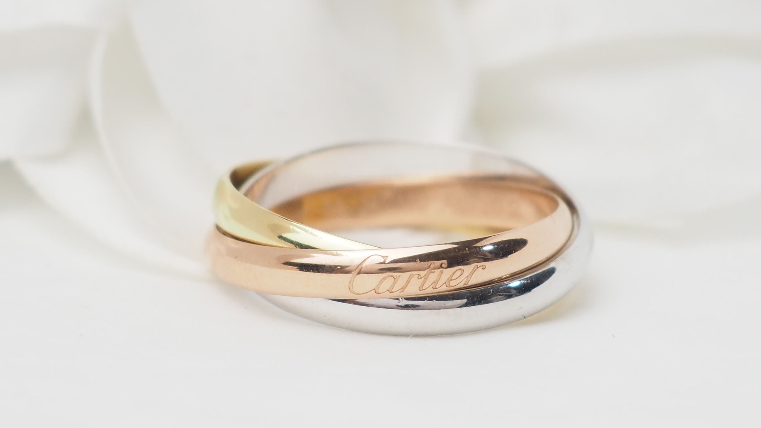 Cartier Trinity 3 gold ring 