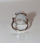 Bague Opale Blanche d’Australie