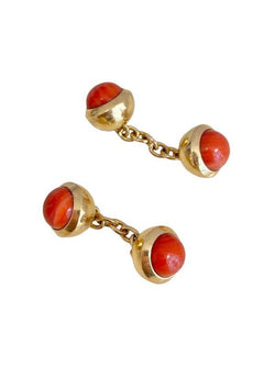 CARTIER Paire de boutons de manchettes en or 18k