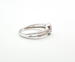 Bague Diamants Chaton Rond