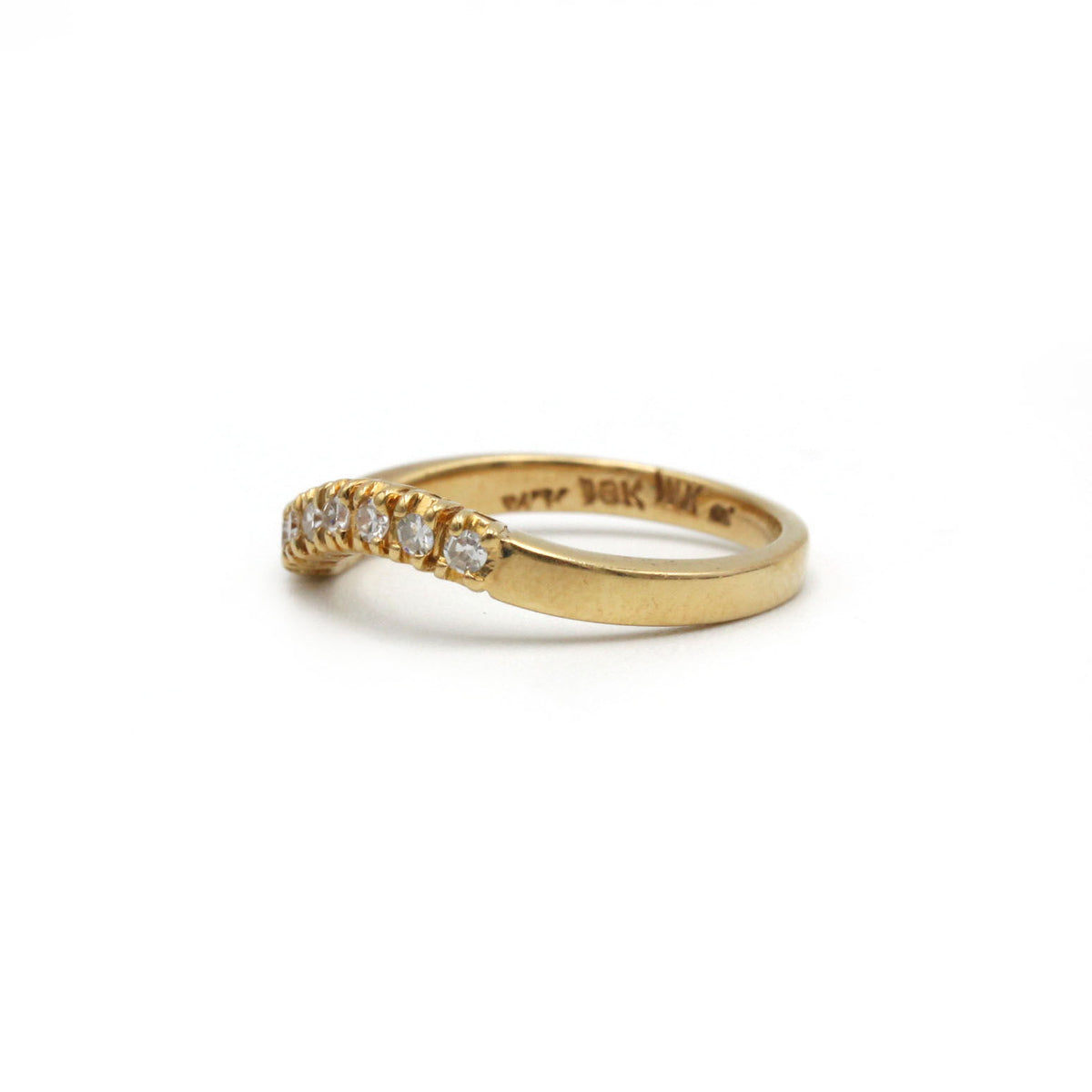 Ring Alliance in yellow gold and diamonds