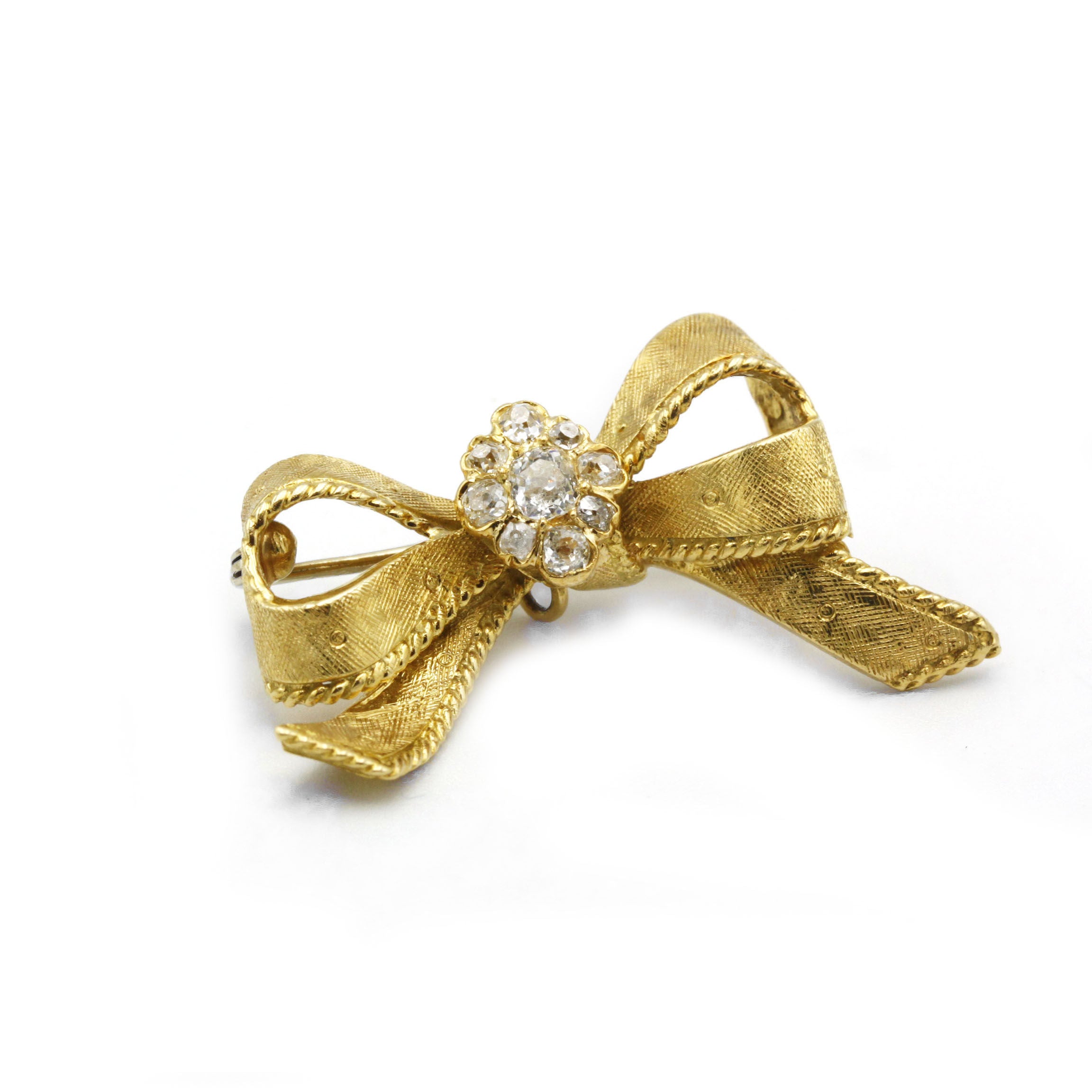 Broche - Or & diamants