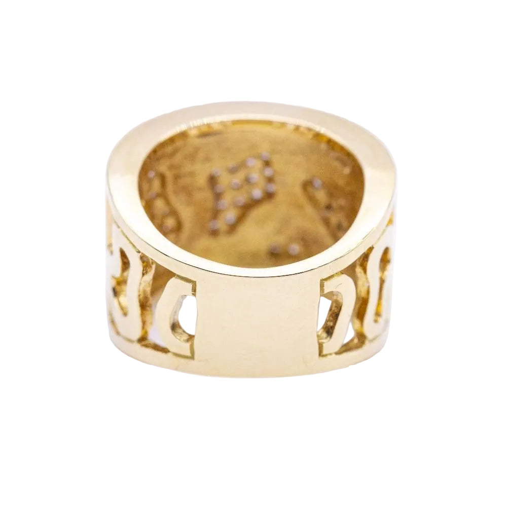 Bague en or et émail d'occasion