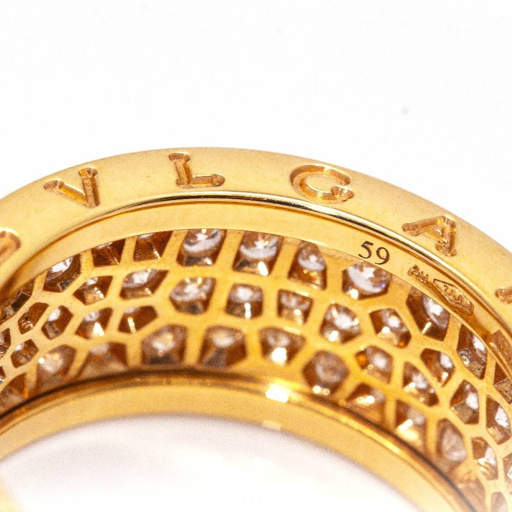 BVLGARI B.ZERO1 ring with diamonds