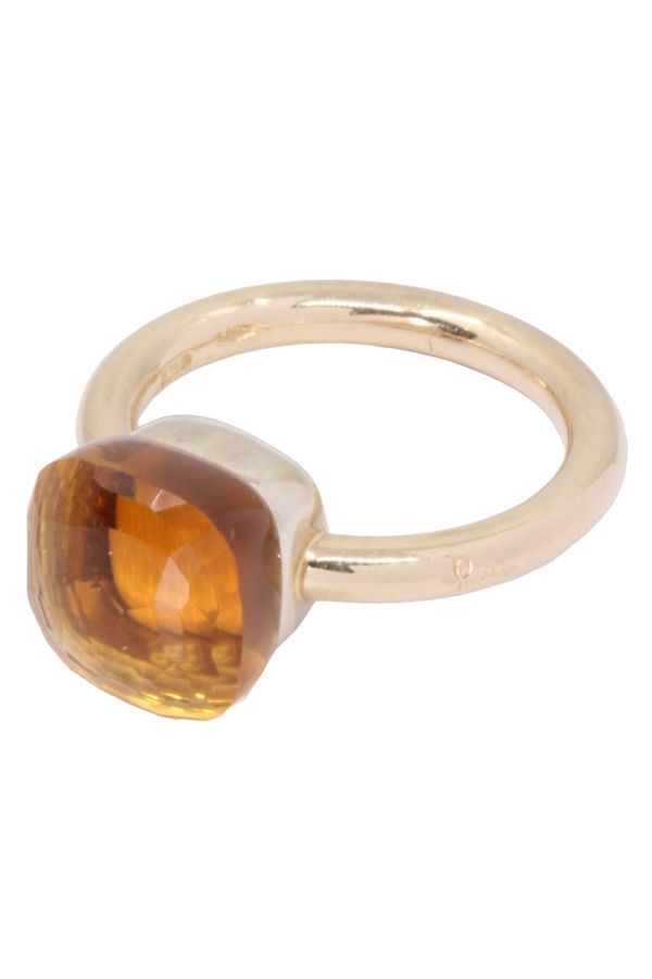 Bague POMELLATO Nudo classic citrine et or jaune