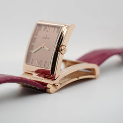 CORUM "Tobogan Flip Up" Watch in Rose gold and Quartz