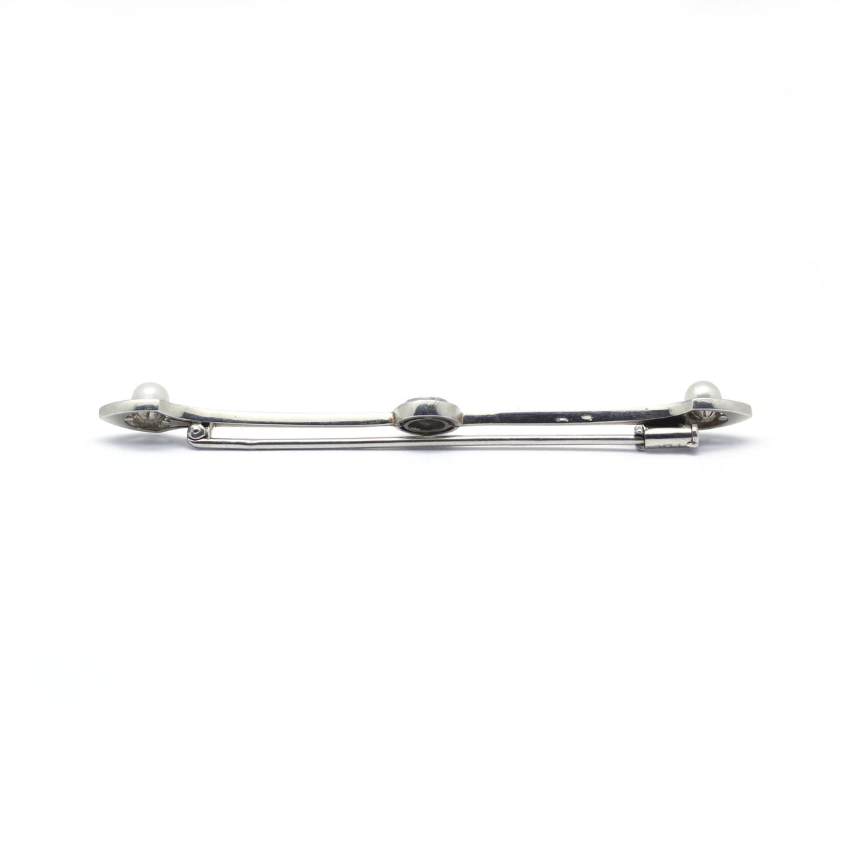 Broche - Or, Diamants et Perles