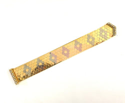 Bracelet ceinture des années 1940 en or jaune