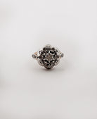 Bague Marguerite diamants en or rose et platine