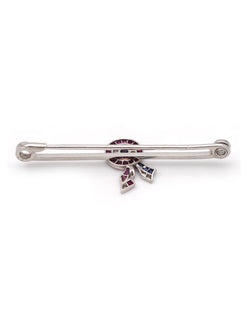 Cartier brooch, French cockade