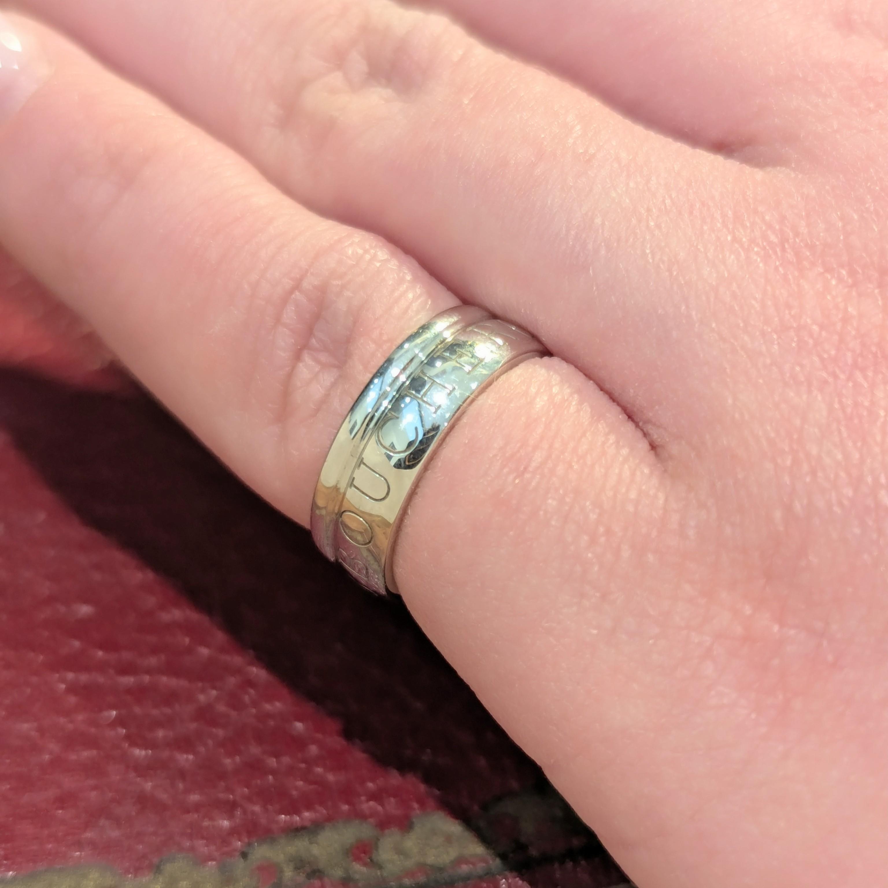 Alliance Boucheron en or blanc