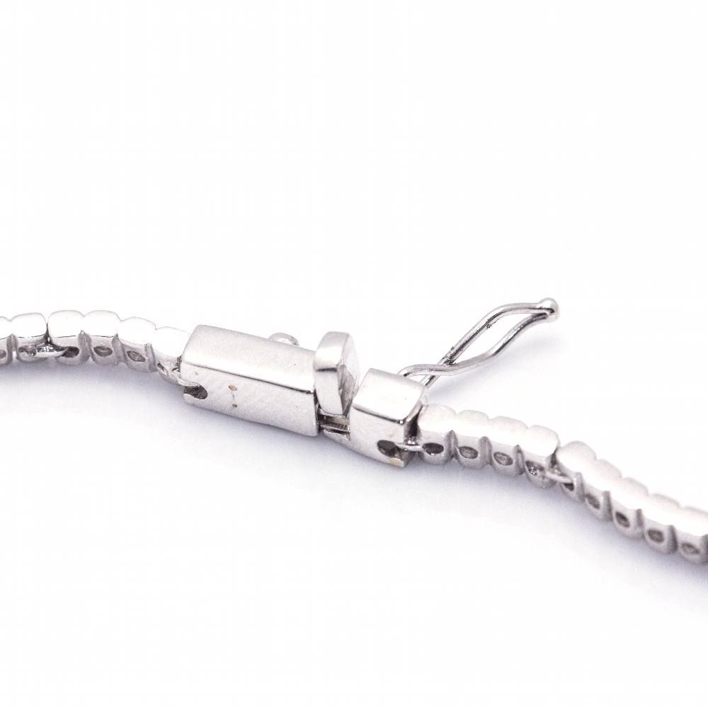 Collier VAGUES en or blanc et diamants