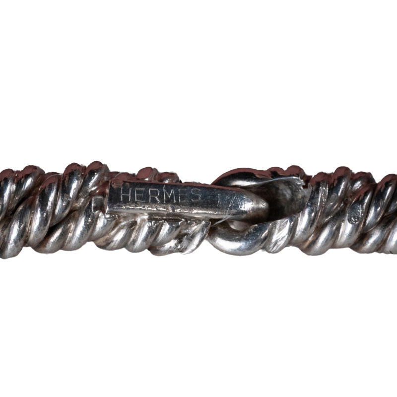 Collier HERMES en argent by Lucien Vachey