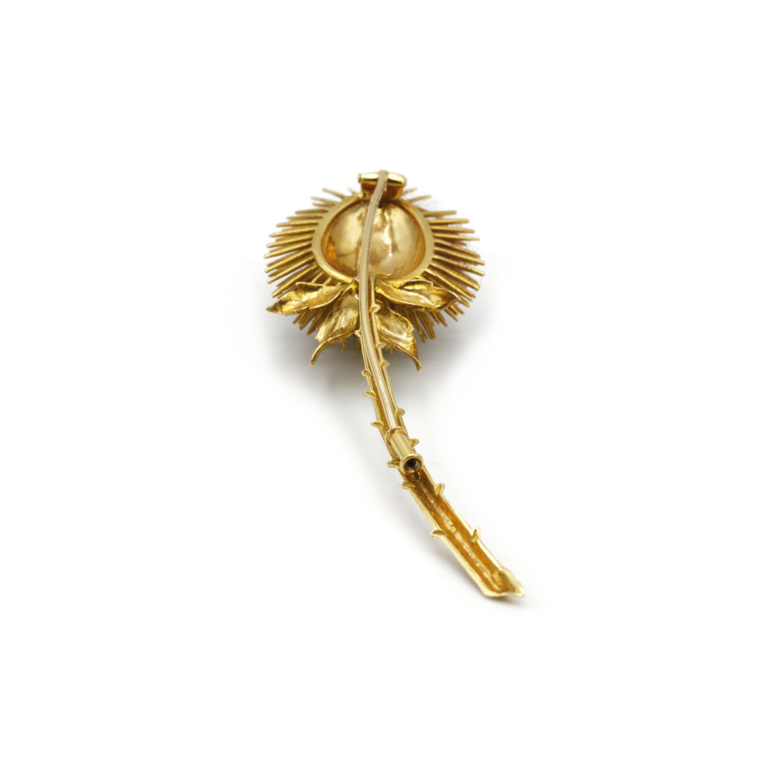 Broche Chardon - Or